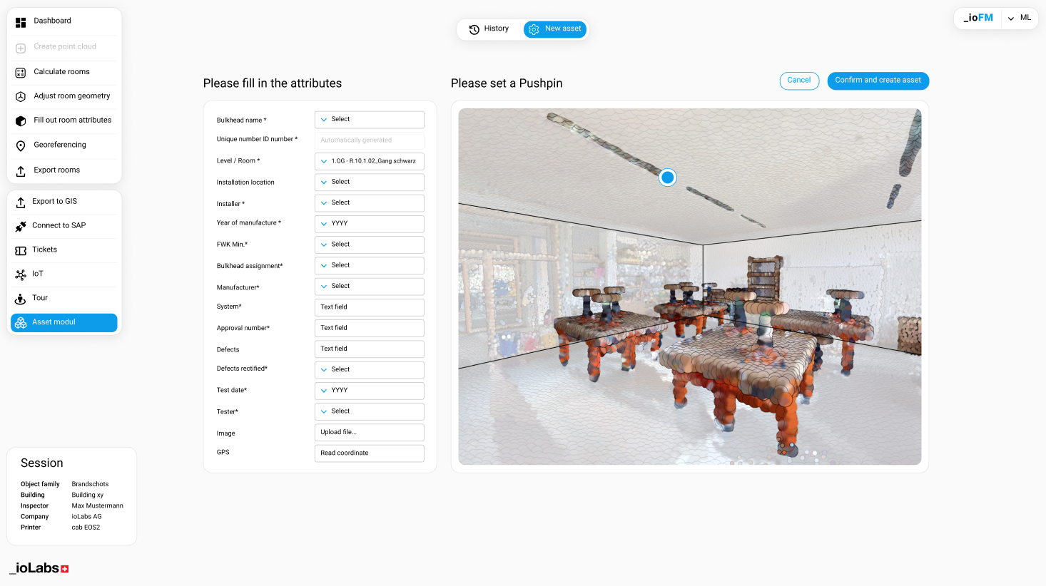 Asset management visualization
